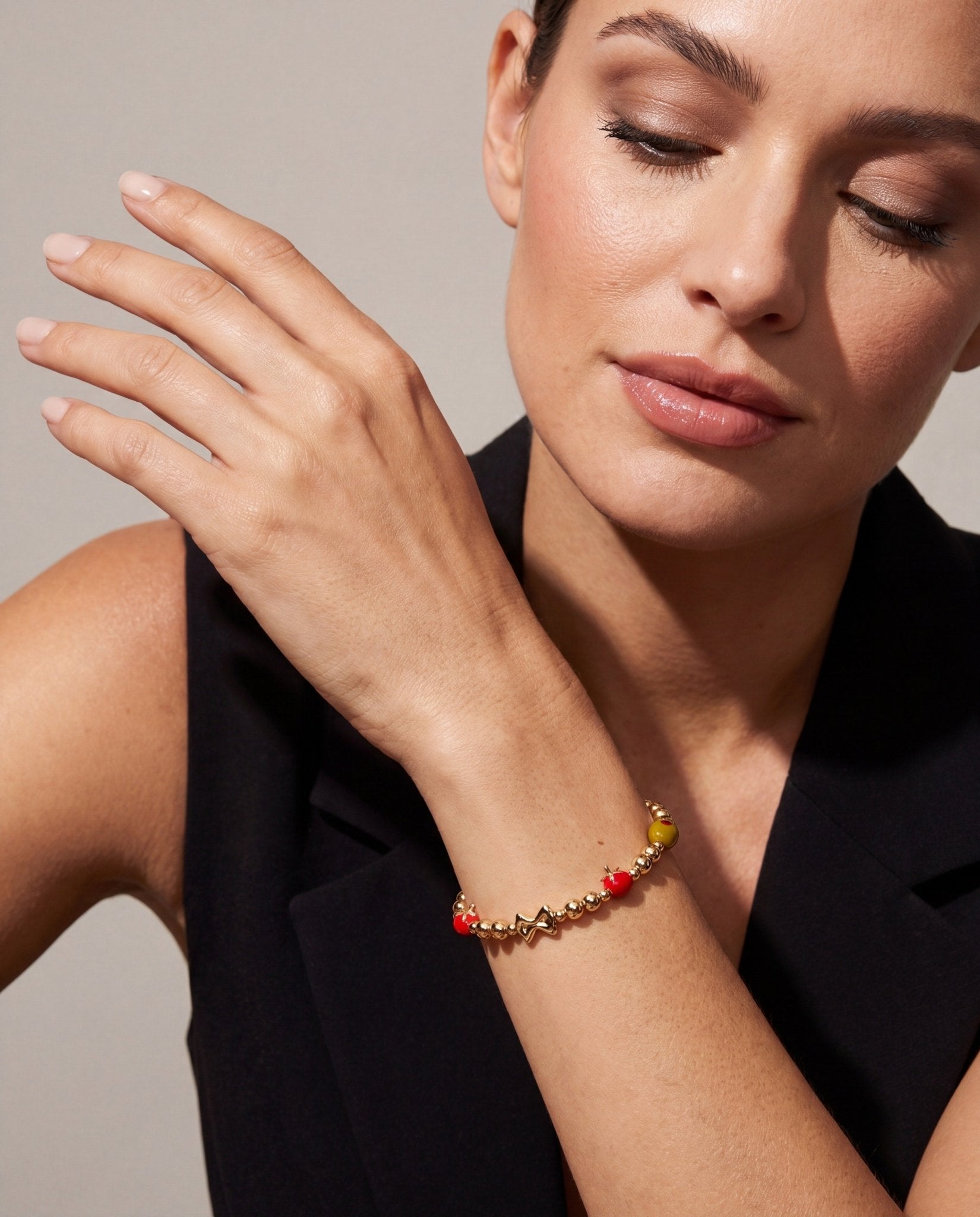 Pasta Girl Beaded Bangle by ALEX AND ANI at Shirley Shoppe