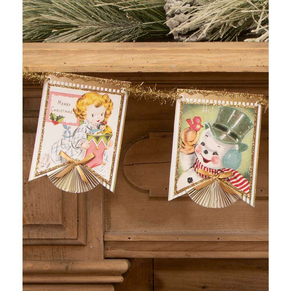Pastel Retro Garland by Bethany Lowe Designs