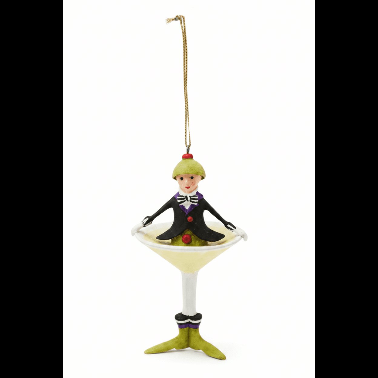 Patience Brewster Mini MARTINI Cocktail Ornament
