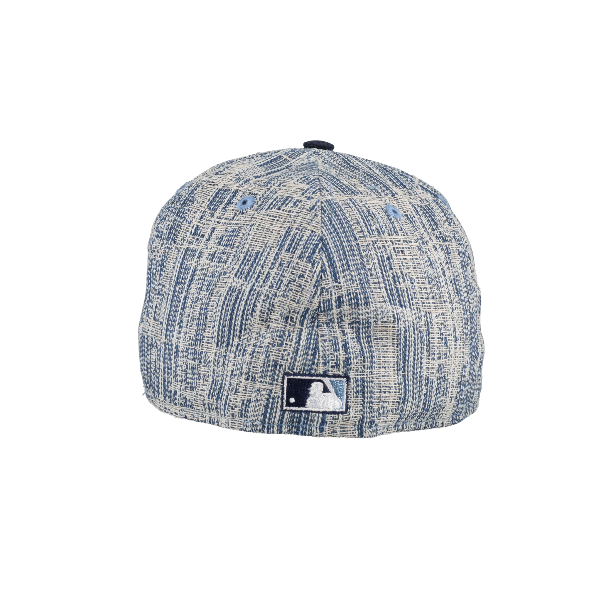 New York Yankees Distressed Denim 50th Season Patch 59Fifty Fitted Hat