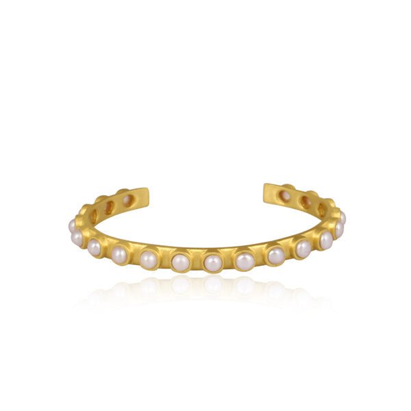 Pearl Studded Cuff by Christina Greene at Shirley Shoppe
