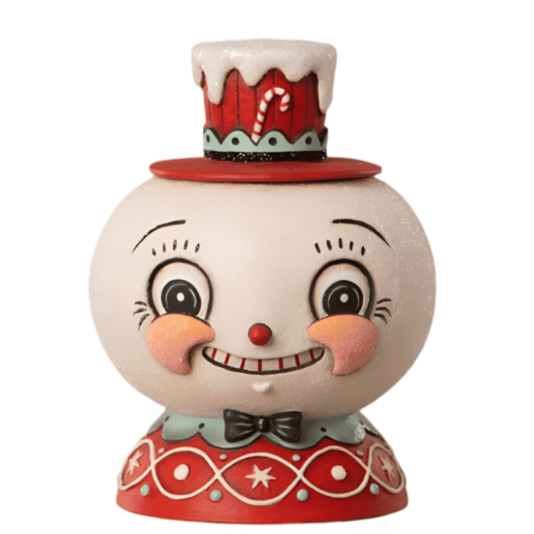 Peppermint Snow Beau Container by Johanna Parker for Bethany Lowe by Quirks! at Shirley Shoppe