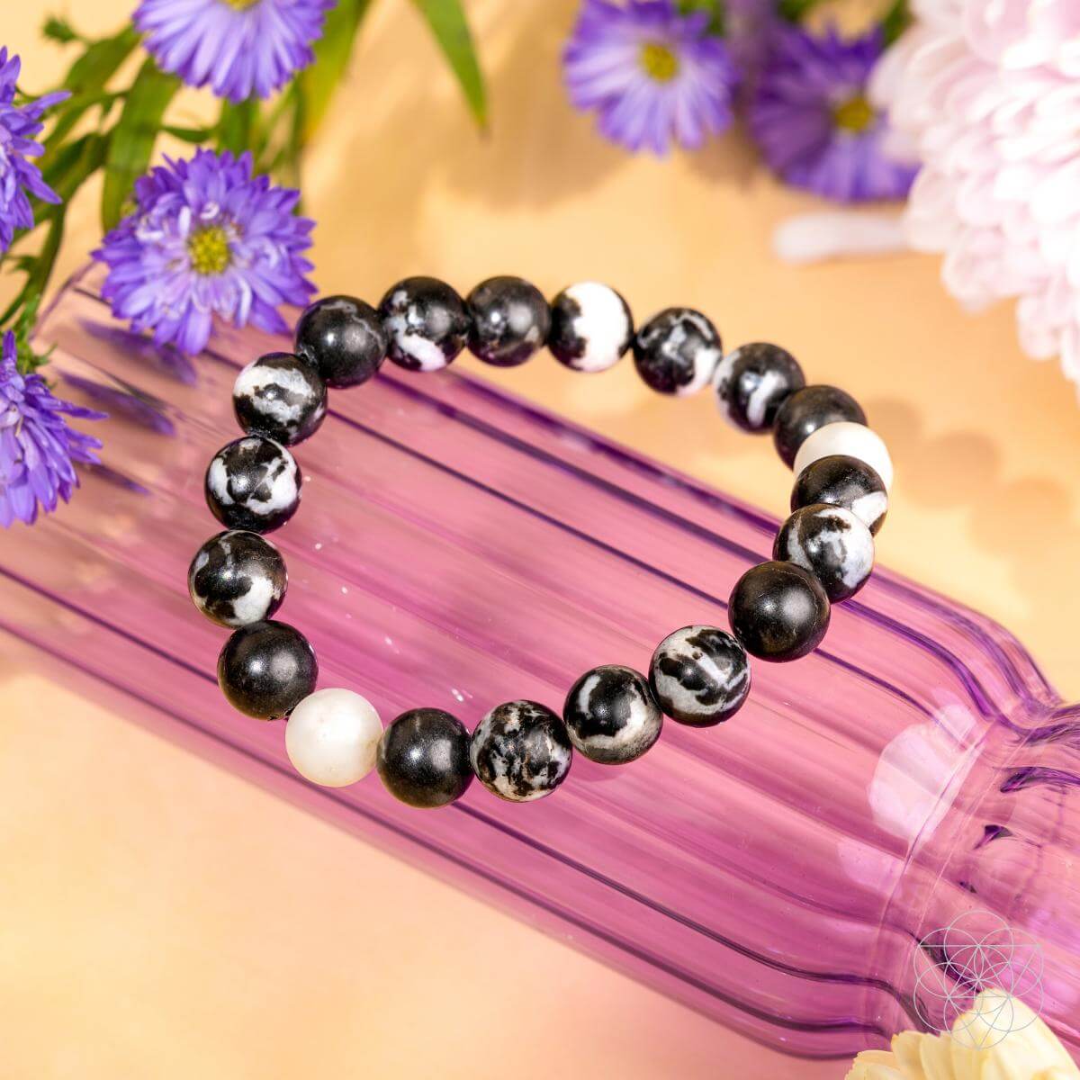 Permission to Pause - The Zebra Jasper Bracelet by Conscious Items at Shirley Shoppe