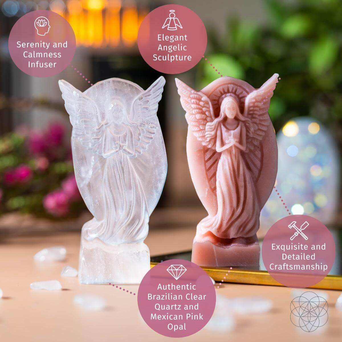 Personal Protector - Angel Carving of Ascension by Conscious Items at Shirley Shoppe