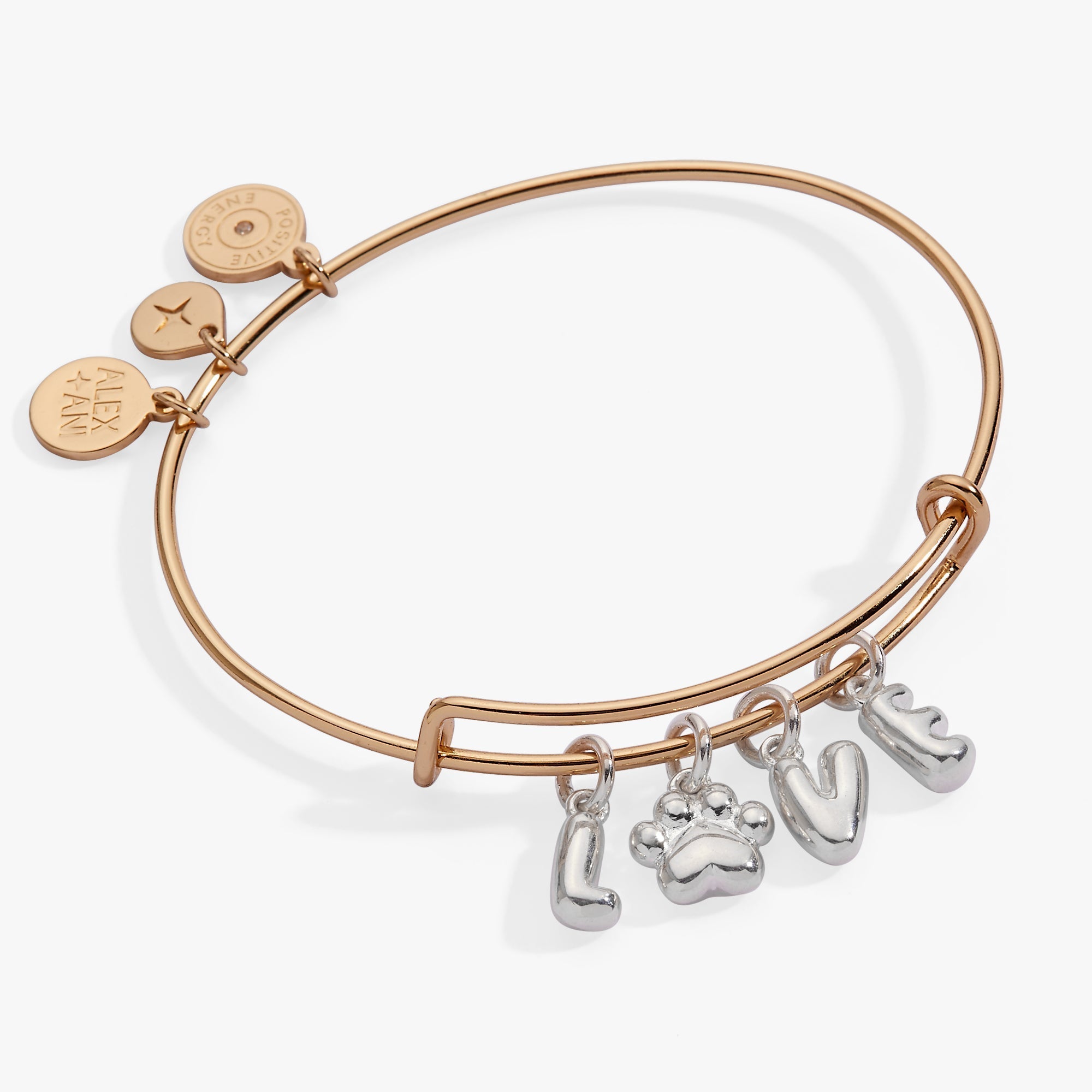 Pet Love Multi Charm Bangle by ALEX AND ANI at Shirley Shoppe