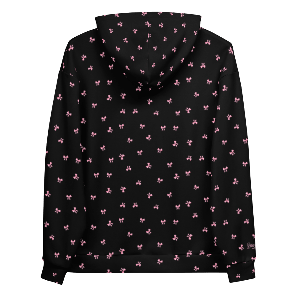 PETIT BOW HOODIE • BLACK by DARA SENDERS at Shirley Shoppe
