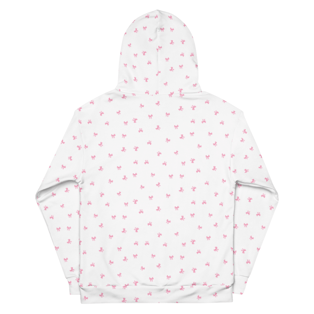 PETIT BOW HOODIE • WHITE by DARA SENDERS at Shirley Shoppe