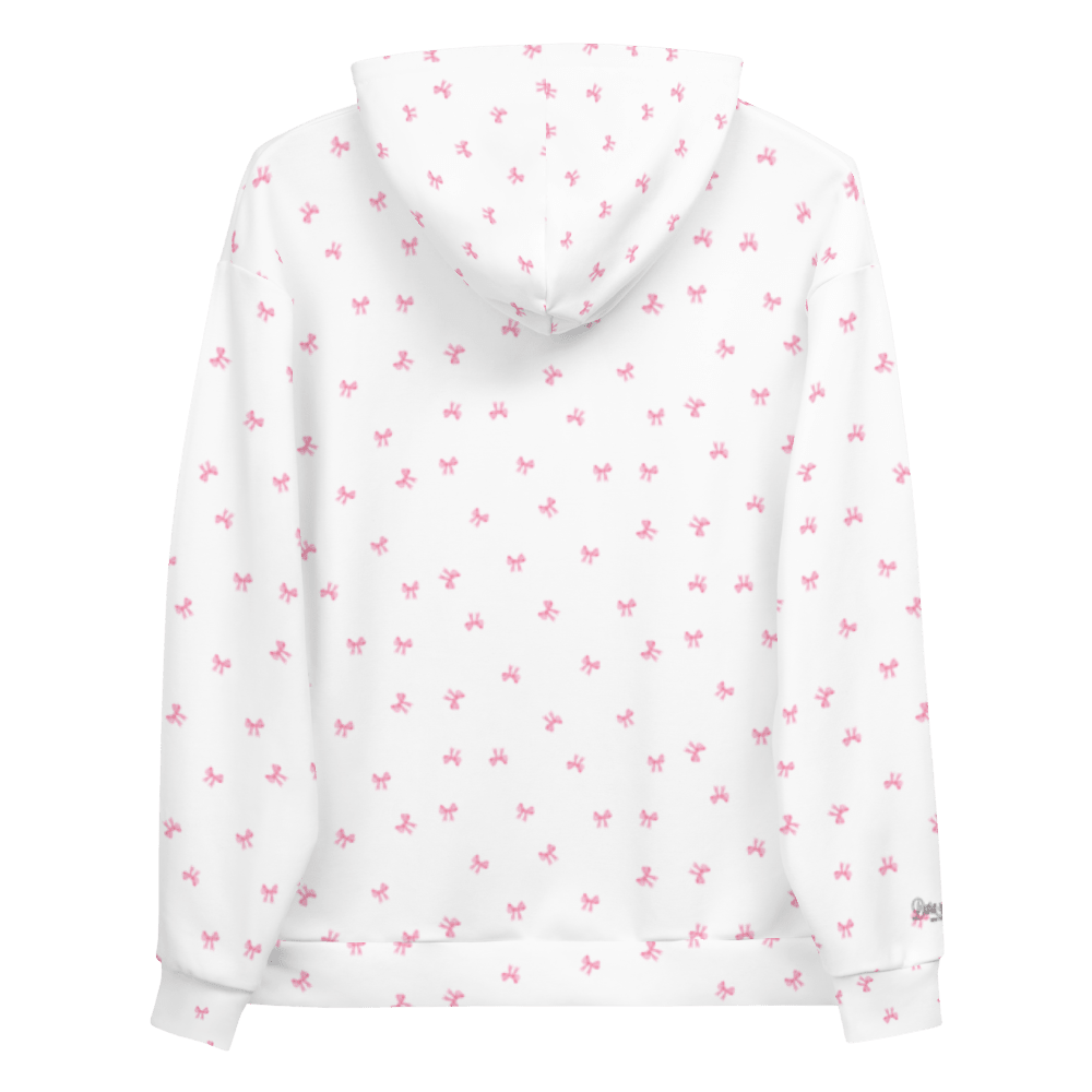 PETIT BOW HOODIE • WHITE by DARA SENDERS at Shirley Shoppe