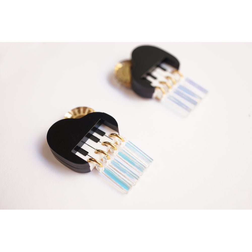 Piano cloud with sun earrings by Laliblue by Quirks! at Shirley Shoppe
