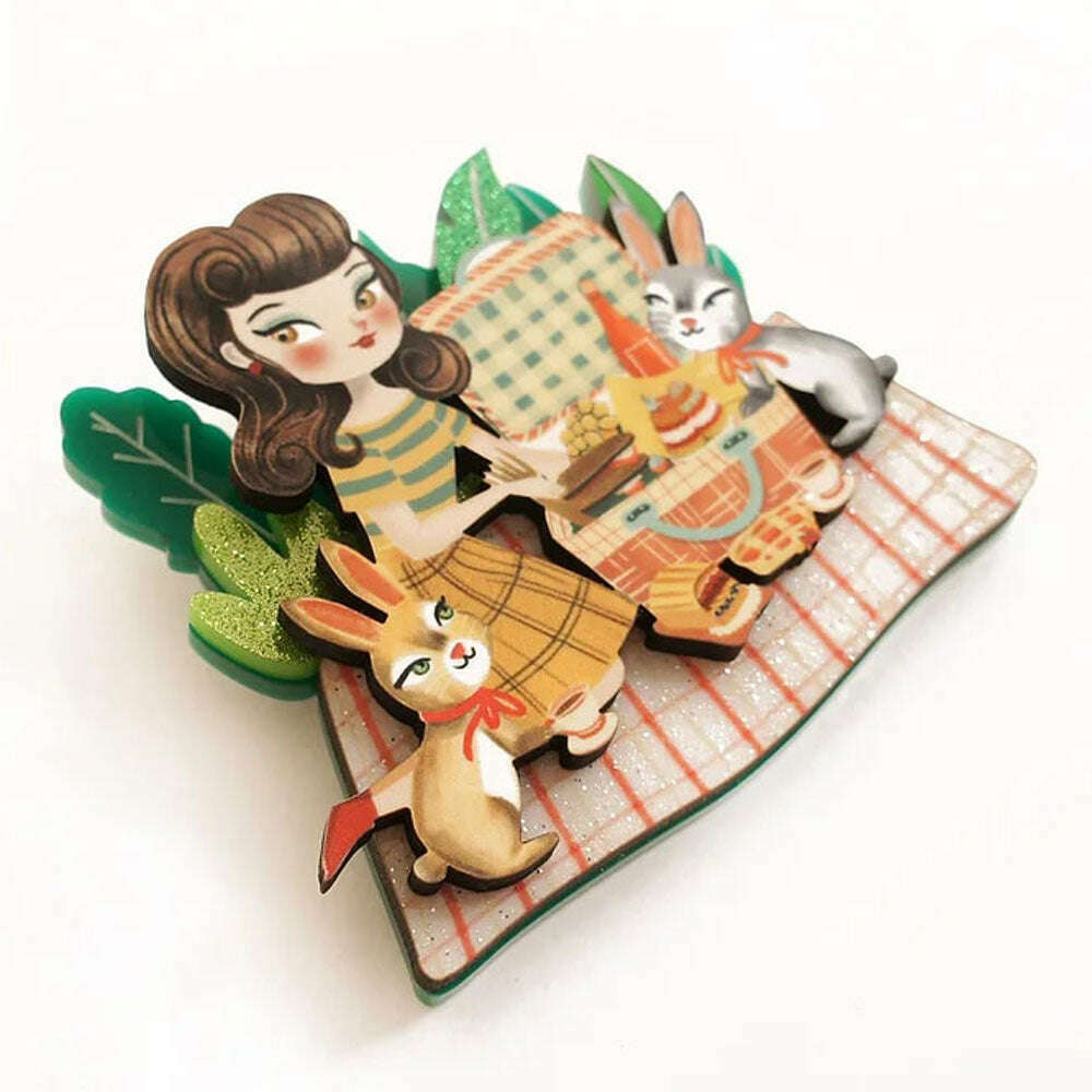 Picnic Brooch by Laliblue