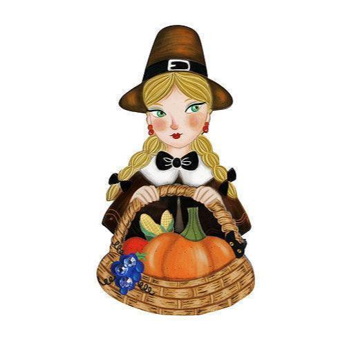 Pilgrim Thanksgiving Brooch by Laliblue by Quirks! at Shirley Shoppe