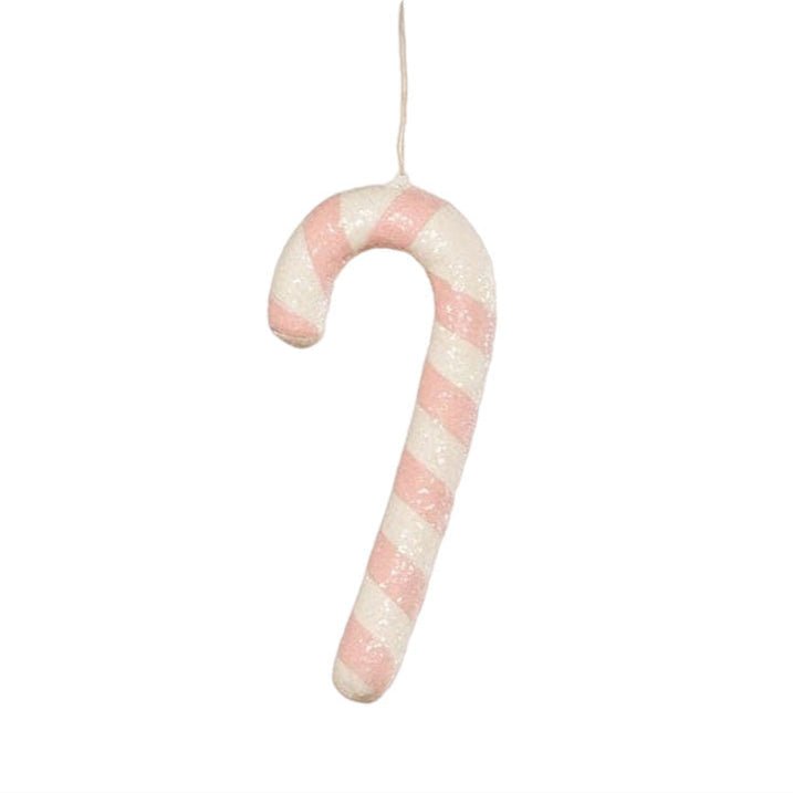 Pink Candy Cane Ornament by Bethany Lowe Designs by Quirks! at Shirley Shoppe