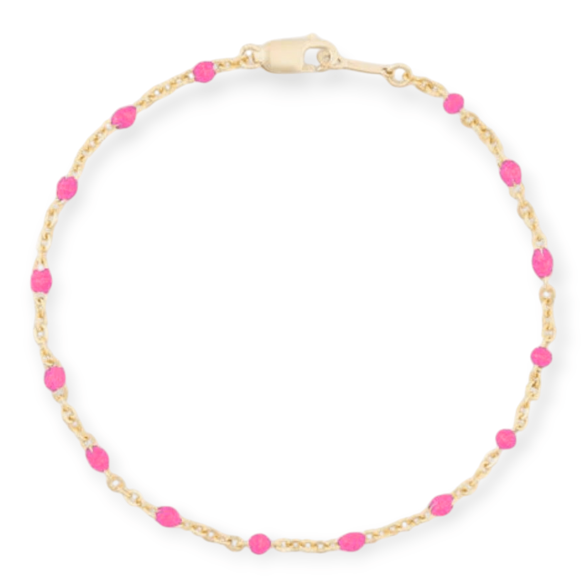 pink daisy bracelet by Cuffed by Nano LLC at Shirley Shoppe
