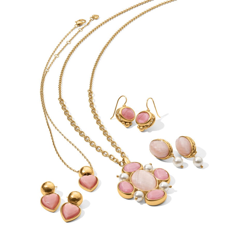 Pink Moon Leverback Earrings