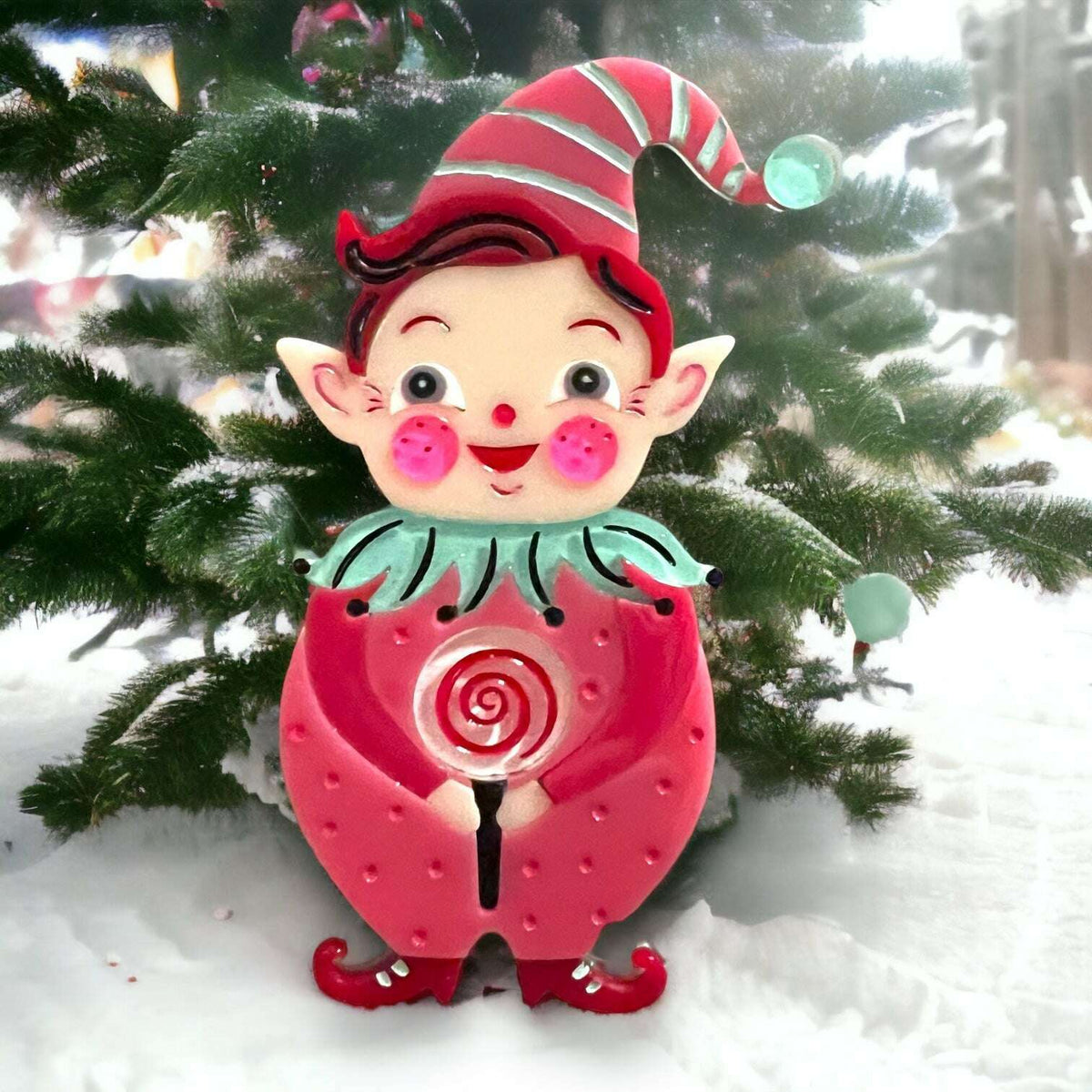 North Pole Apprentice Brooch by Johanna Parker x Lipstick & Chrome