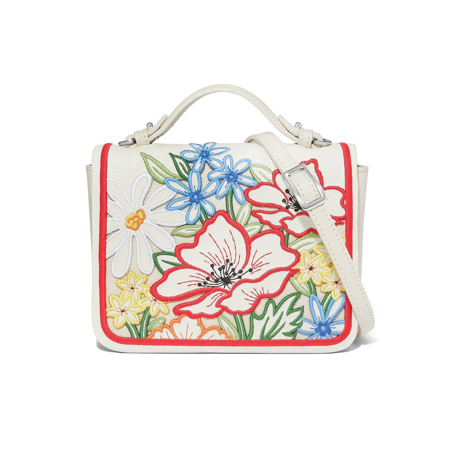 Pippi Embroidered Flap Bag
