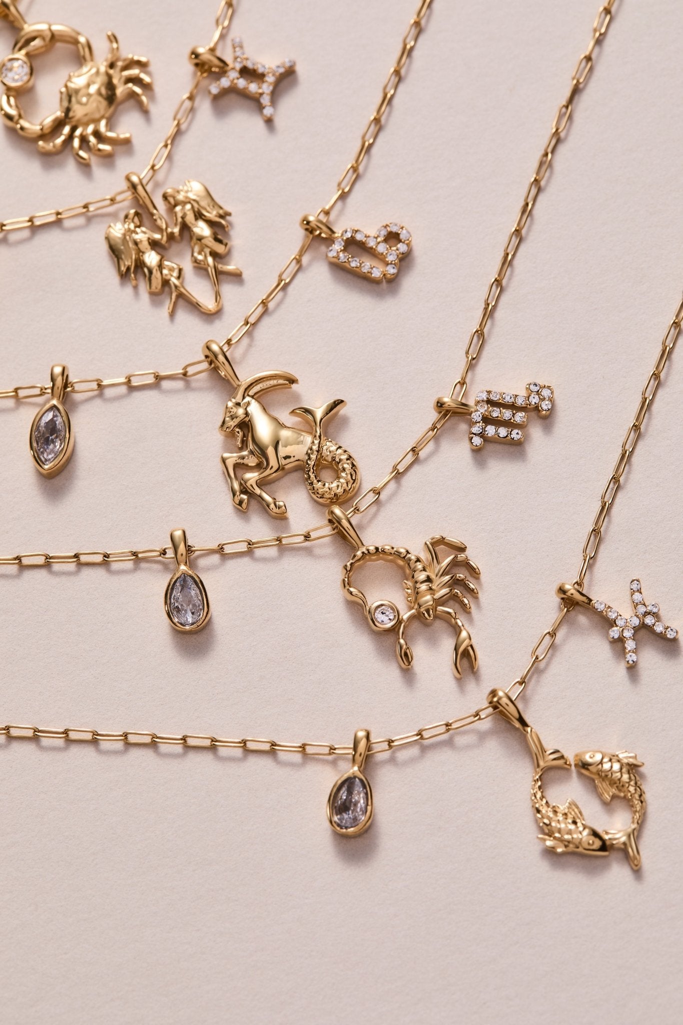 Pisces Zodiac Charm Cluster Necklace by ALEX AND ANI at Shirley Shoppe