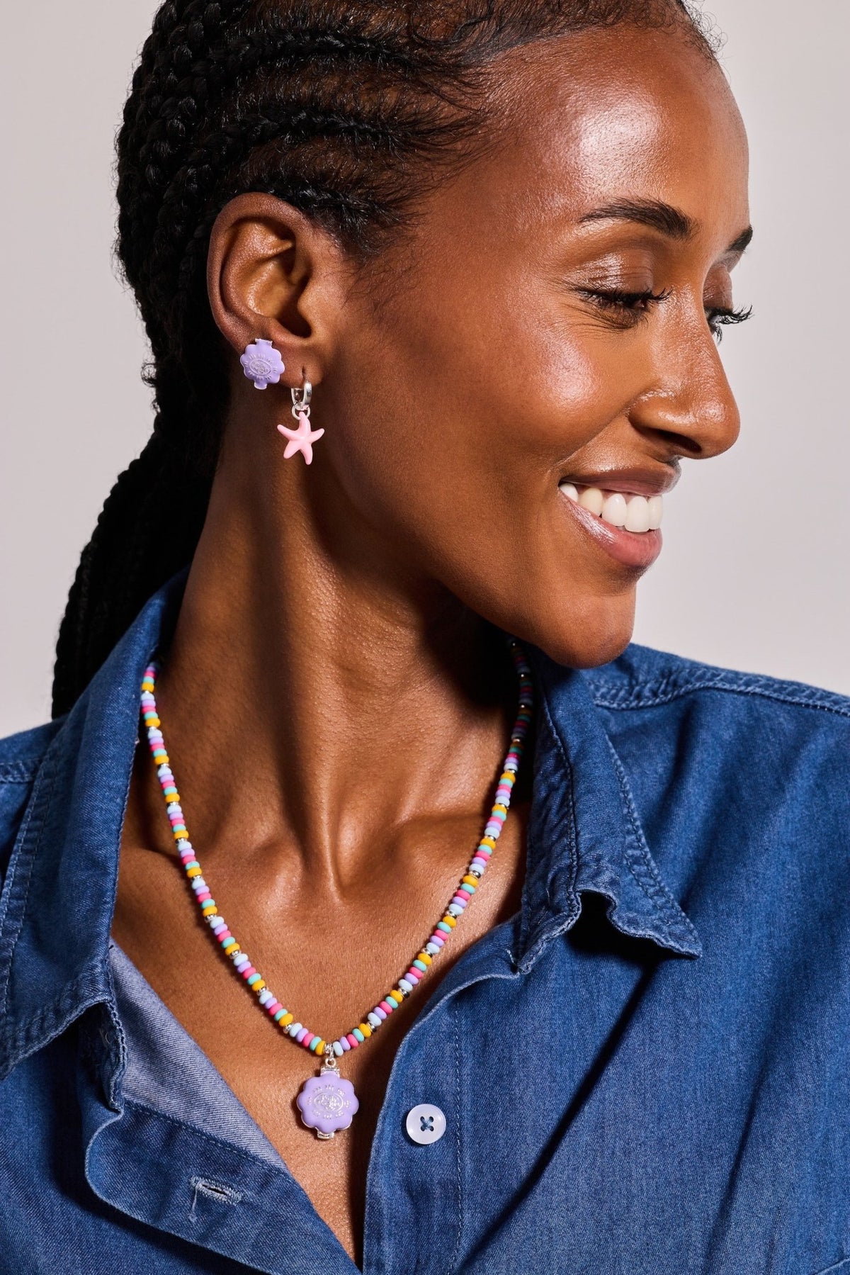 Polly Pocket™ Limited Edition Pool Party Beaded Locket Necklace by ALEX AND ANI at Shirley Shoppe
