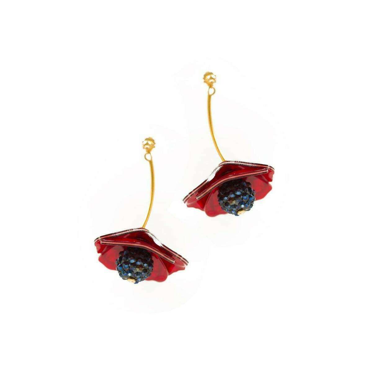 Poppies Earrings by Laliblue