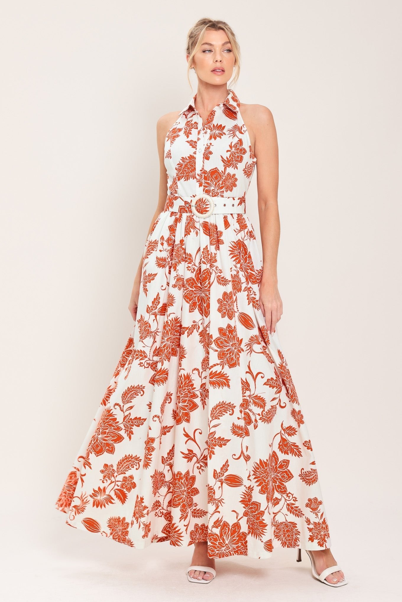 PORTOFINO SUN WOVEN MAXI DRESS by Flying Tomato at Shirley Shoppe