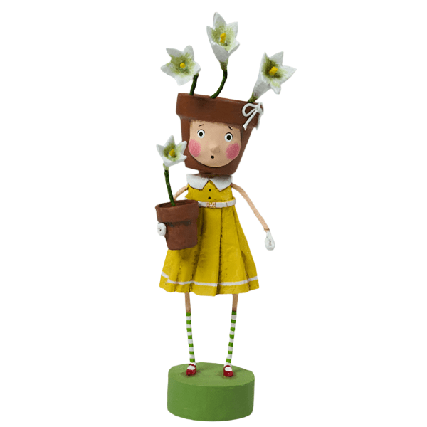 Pot Head Spring Figurine by Lori Mitchell *NEW FOR 2026* by Quirks! at Shirley Shoppe