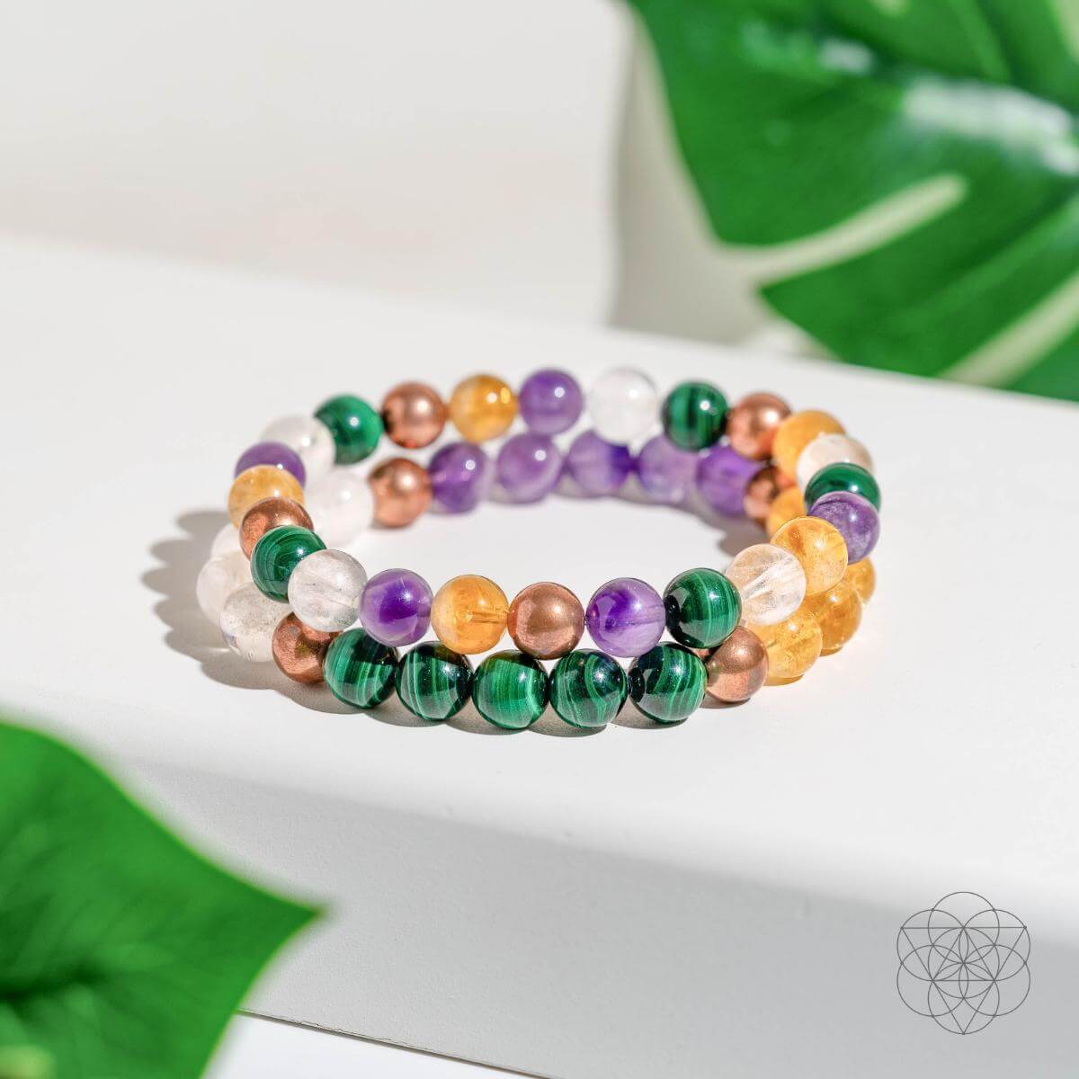 Powerhouse of Wealth Manifestation - Crystal Quartet Bracelet Set by Conscious Items at Shirley Shoppe