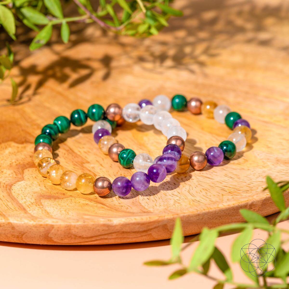 Powerhouse of Wealth Manifestation - Crystal Quartet Bracelet Set by Conscious Items at Shirley Shoppe