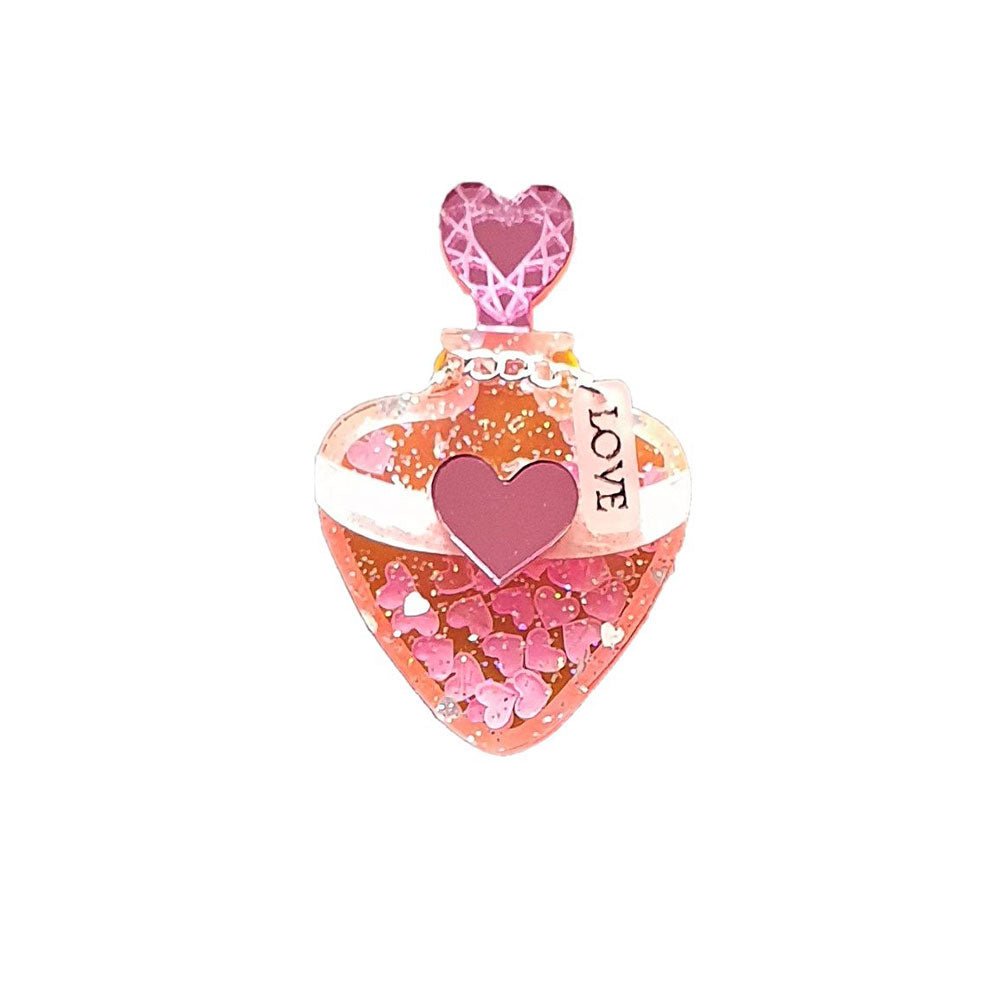 Precious Heart Potion Brooch by Cherryloco by Quirks! at Shirley Shoppe