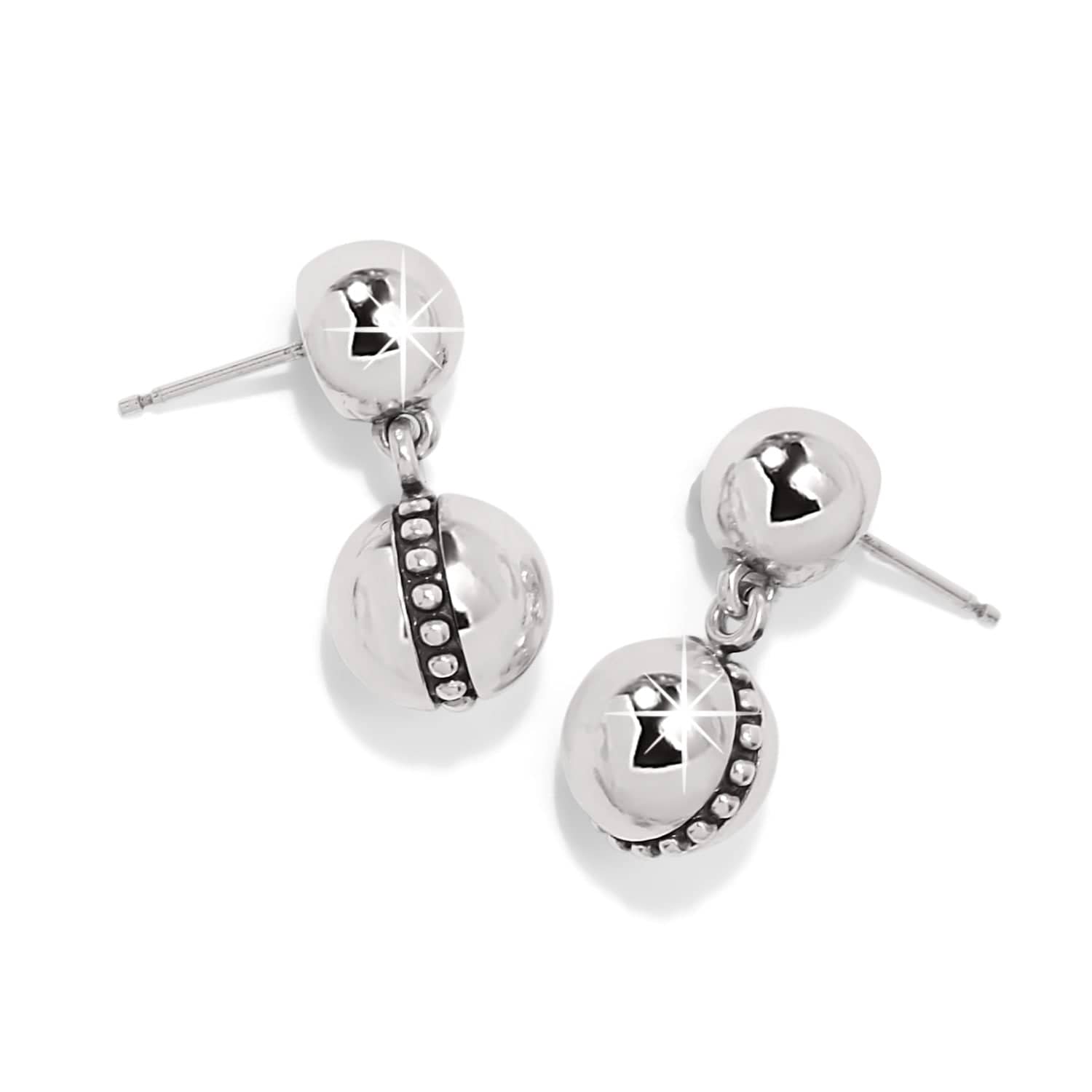 Pretty Tough Bold Stud Post Drop Earrings Gift Box