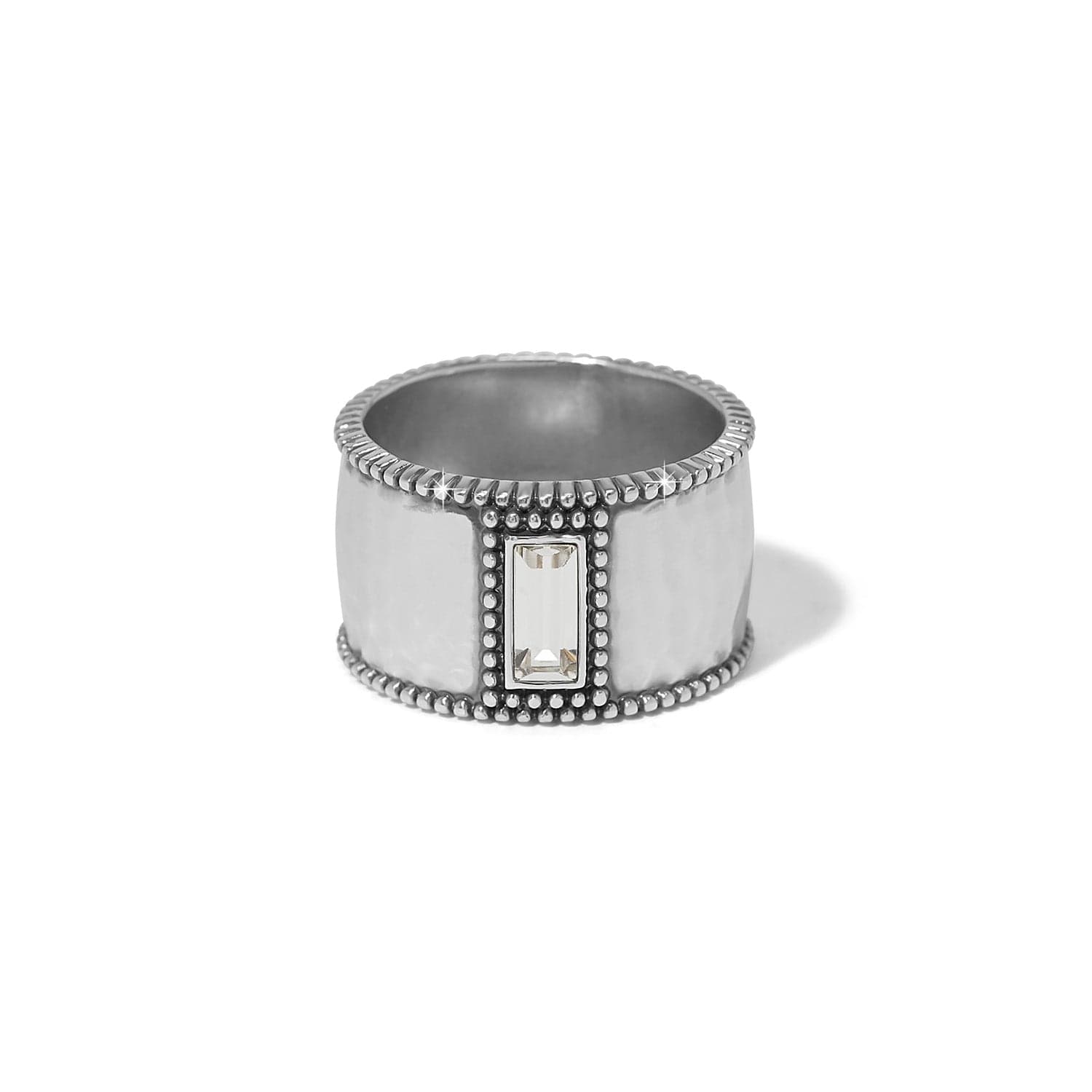 Pretty Tough Gem Wide Band Ring