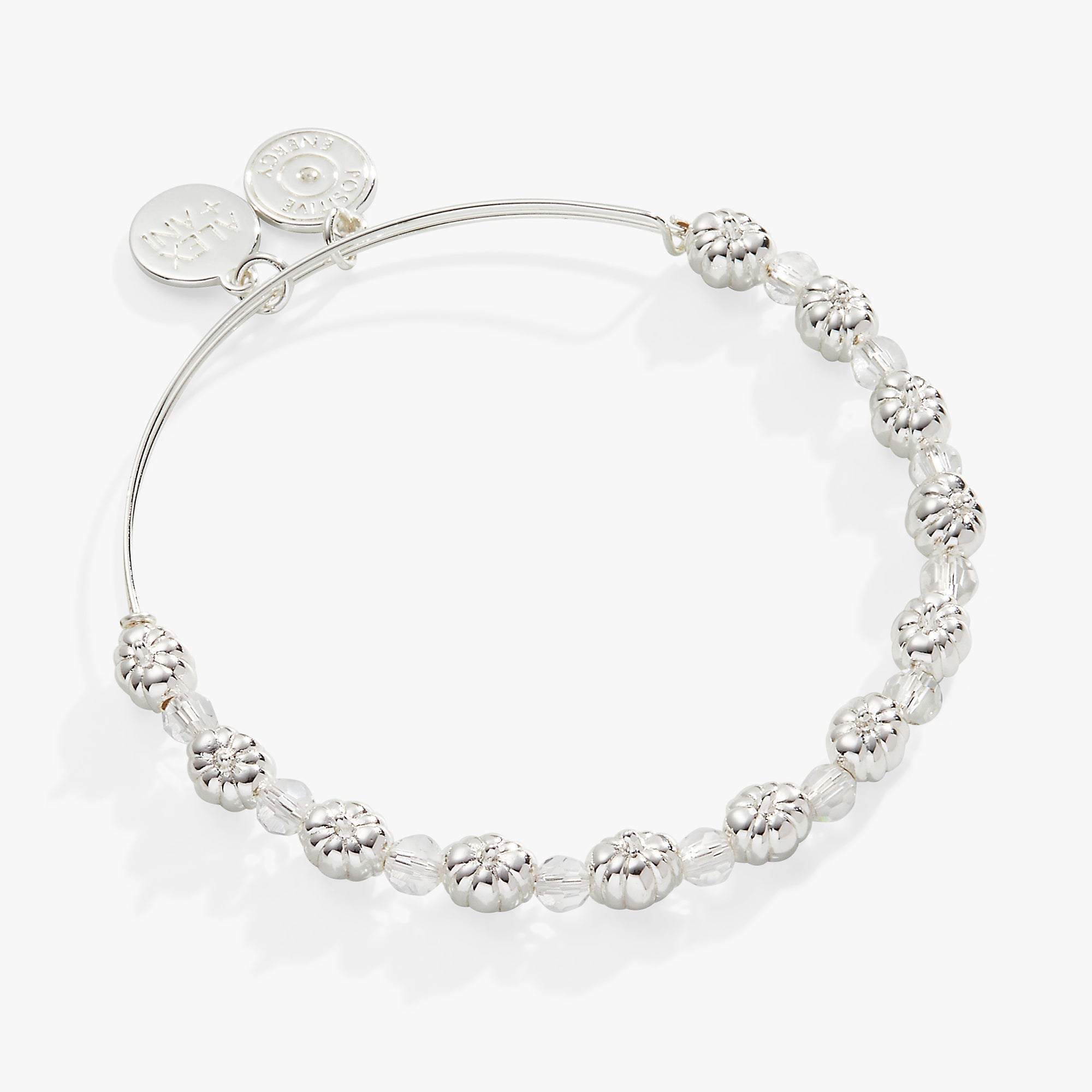 Pumpkin + Crystal Beaded Bangle by ALEX AND ANI at Shirley Shoppe