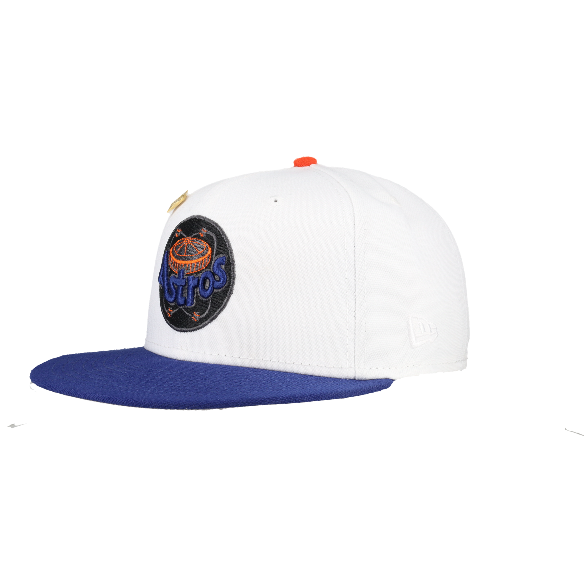 Houston Astros Pure White 25th Silver Anniversary Patch 59Fifty Fitted Hat