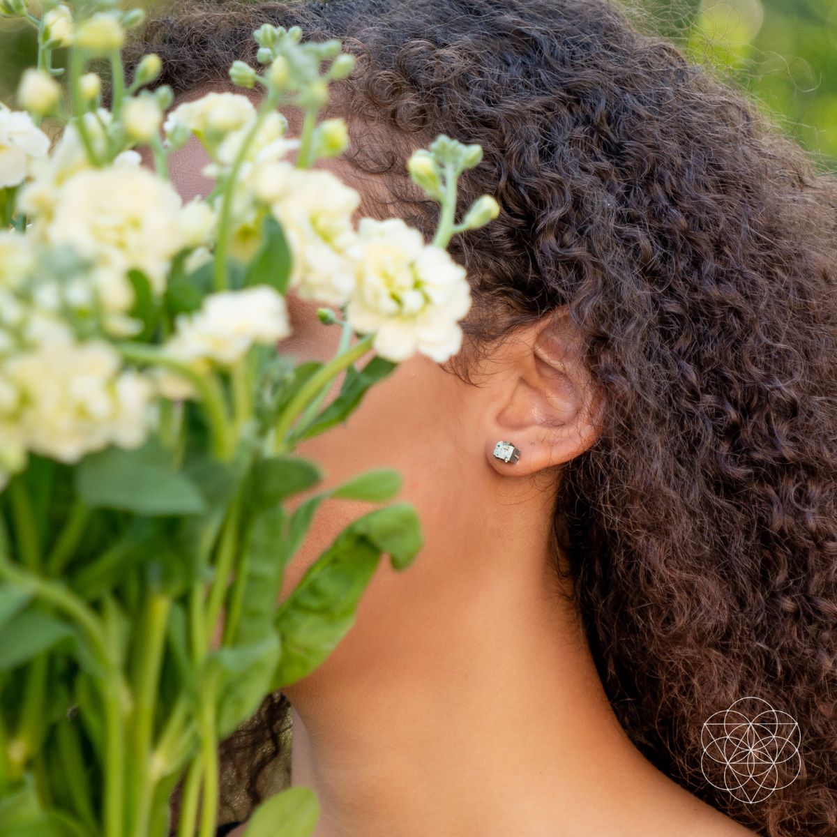 Pyrite Earrings of Wealth by Conscious Items at Shirley Shoppe