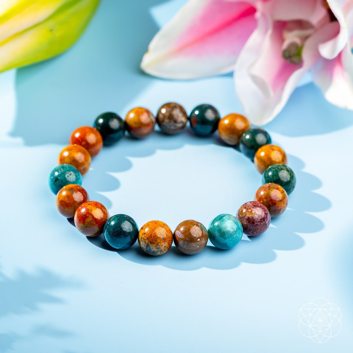 Quiet My Mind – Ocean Jasper Bracelet by Conscious Items at Shirley Shoppe