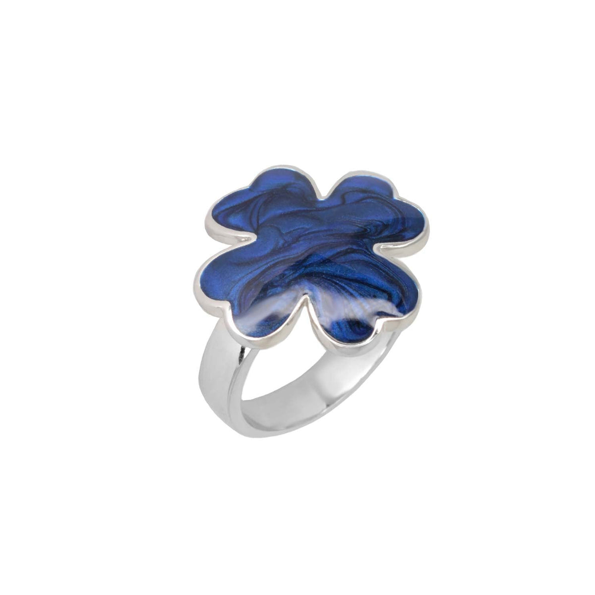 Clover and Clover Again — Enamel Ring