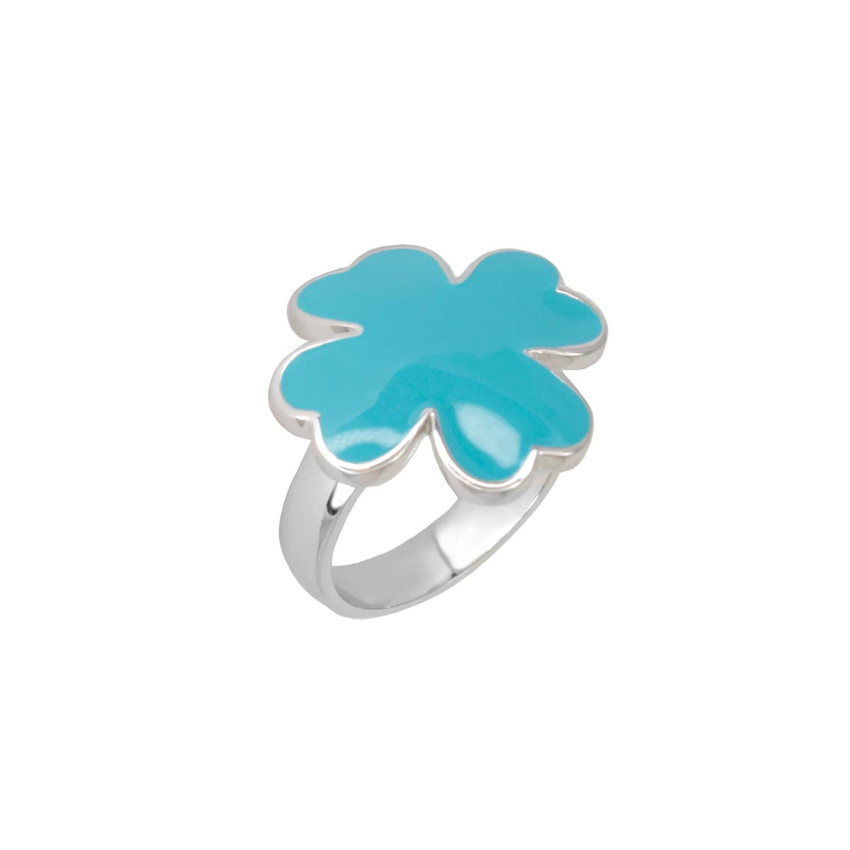 Clover and Clover Again — Enamel Ring