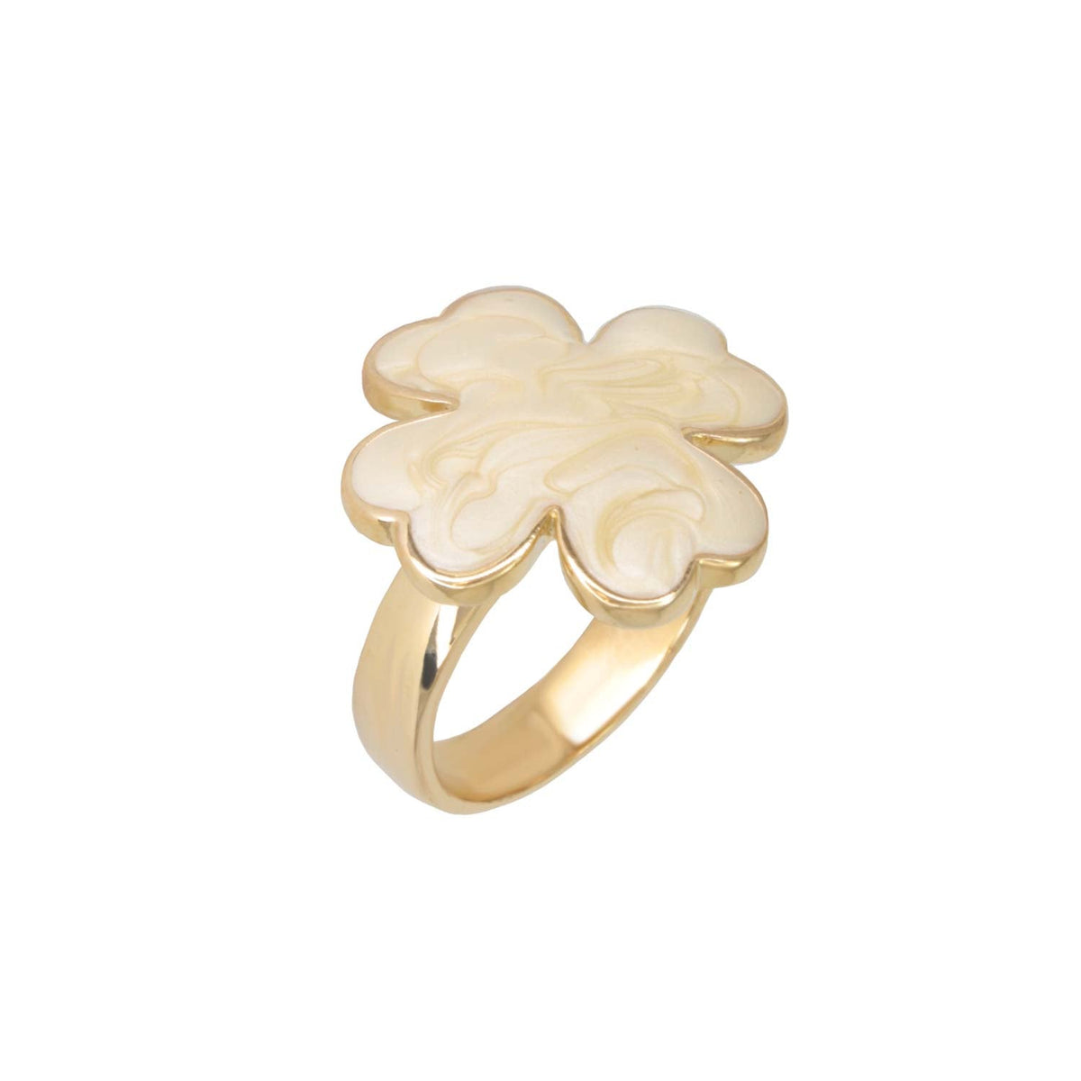 Clover and Clover Again — Enamel Ring
