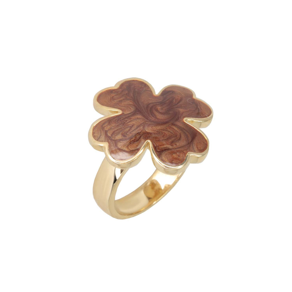 Clover and Clover Again — Enamel Ring