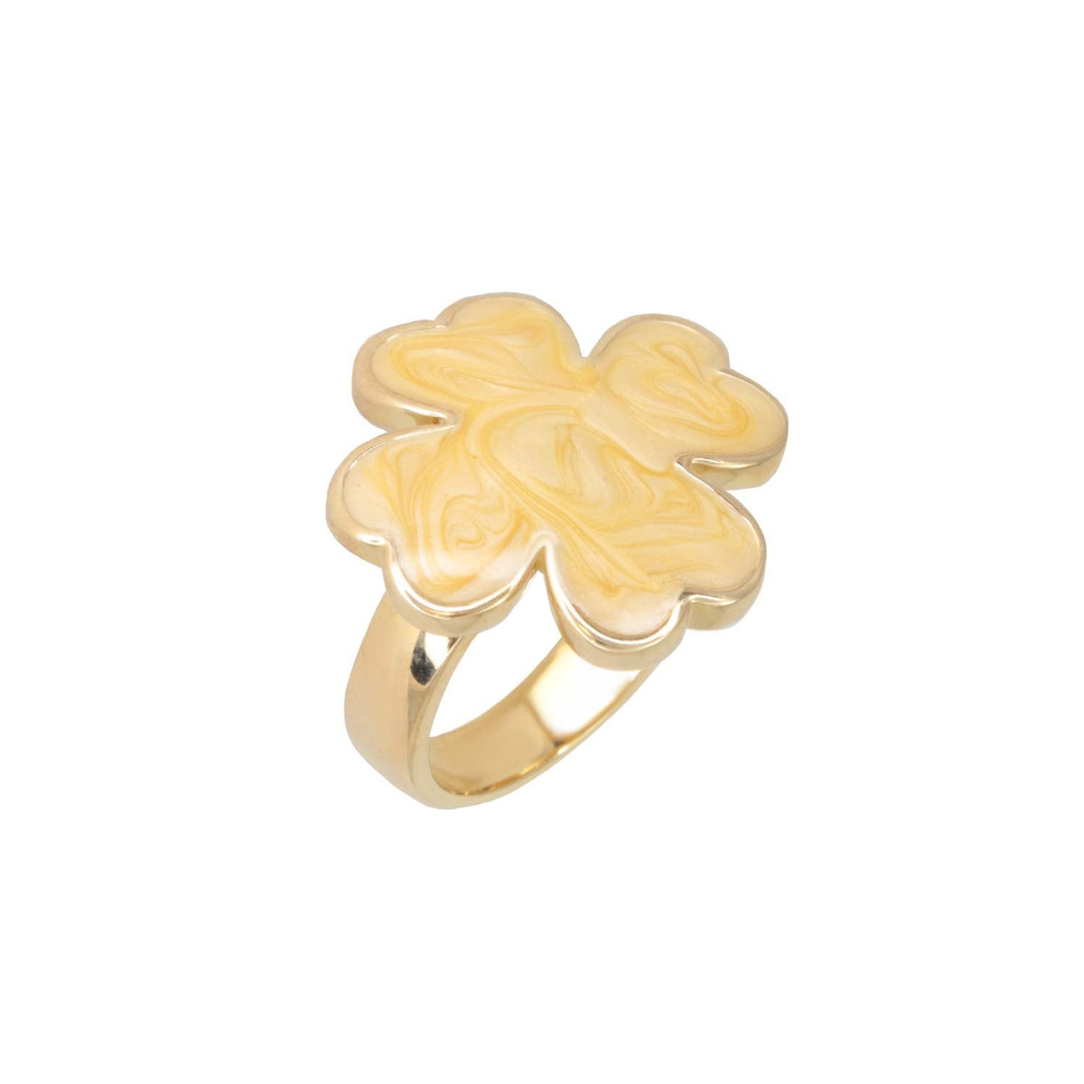 Clover and Clover Again — Enamel Ring