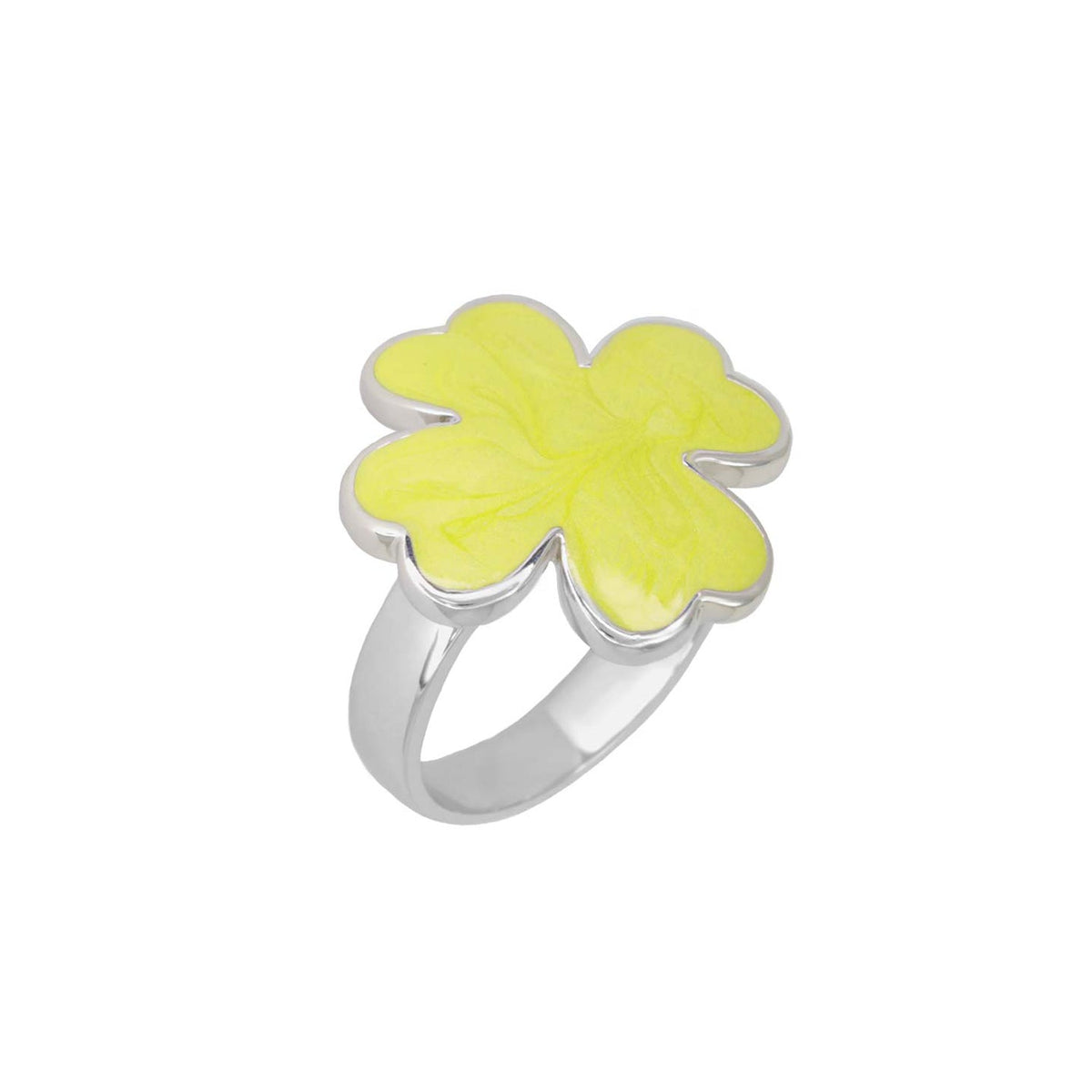 Clover and Clover Again — Enamel Ring