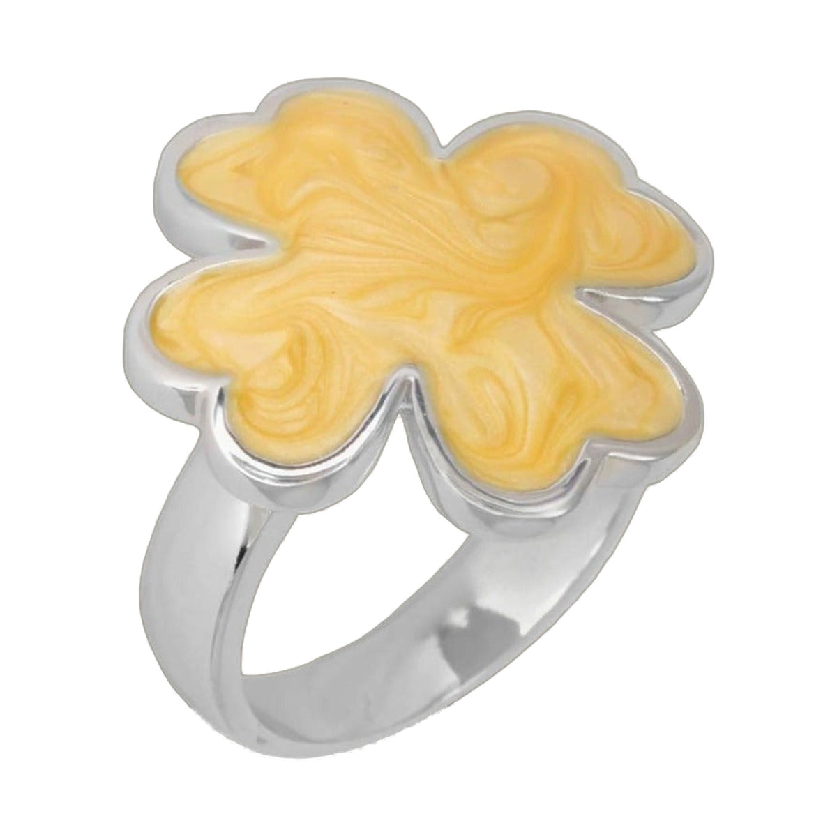 Clover and Clover Again — Enamel Ring