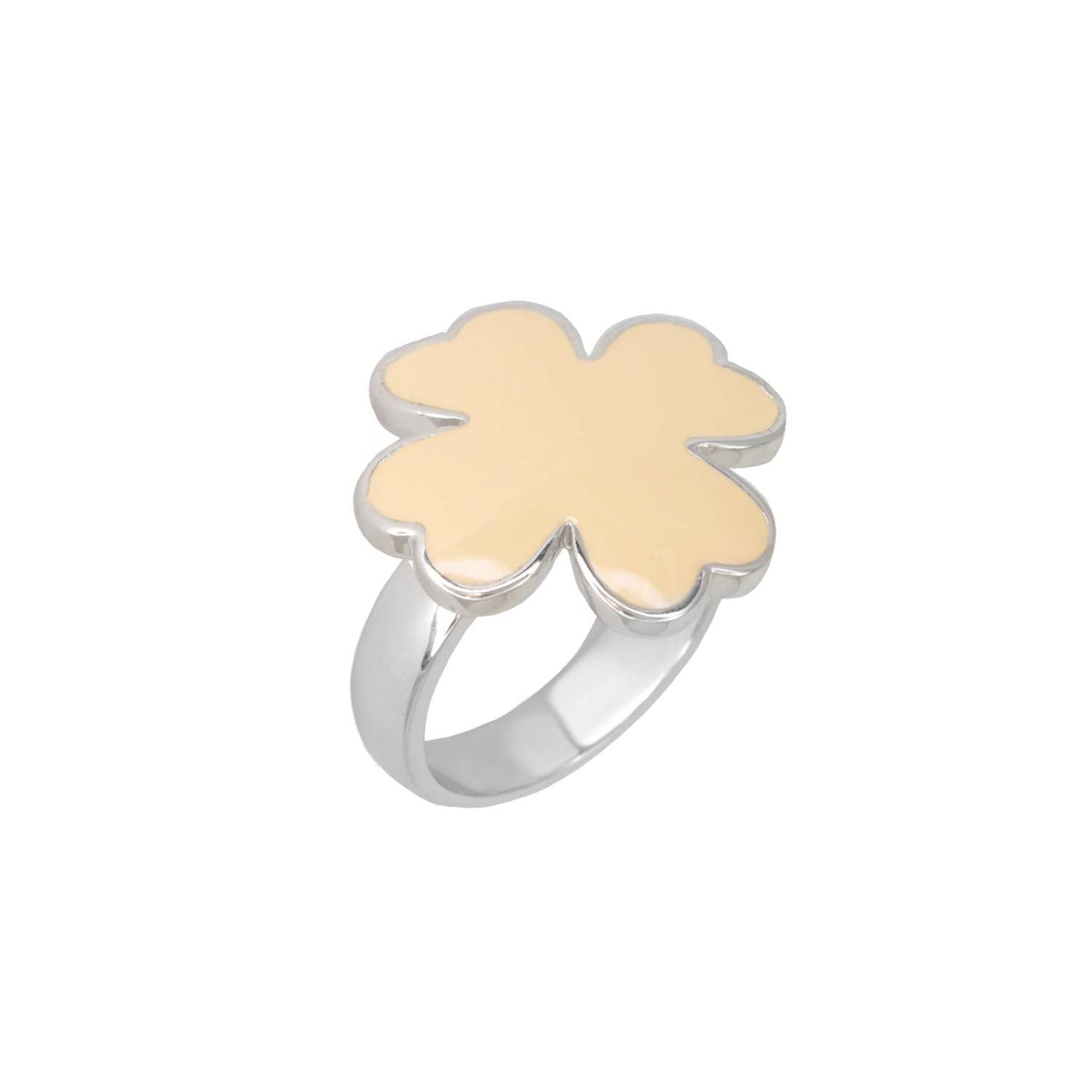 Clover and Clover Again — Enamel Ring