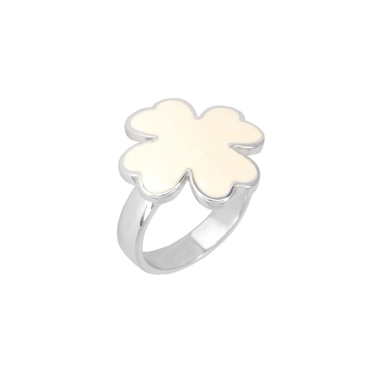 Clover and Clover Again — Enamel Ring