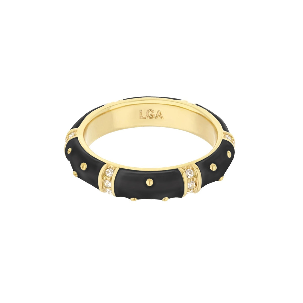 Polka Dot Stackable Ring — Crystal Station