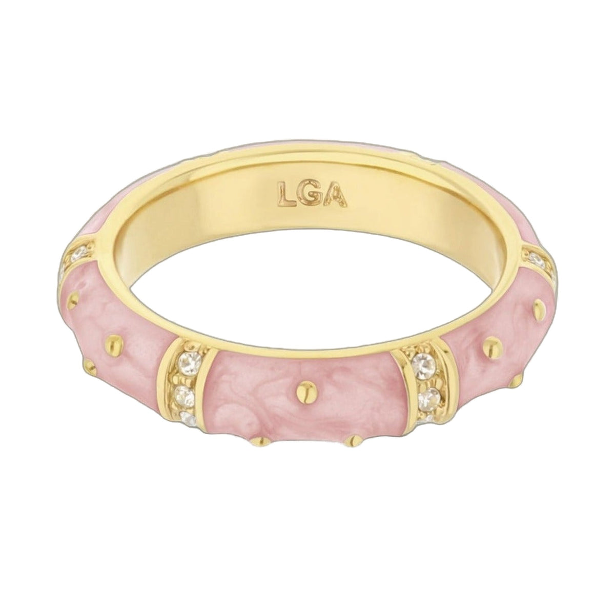 Polka Dot Stackable Ring — Crystal Station