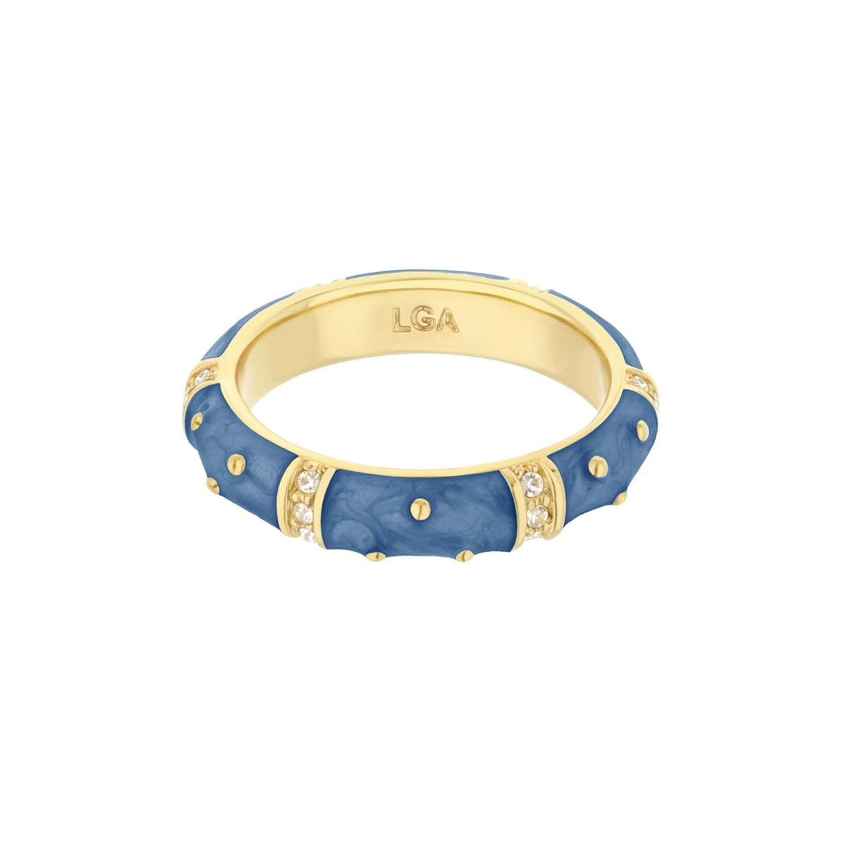 Polka Dot Stackable Ring — Crystal Station