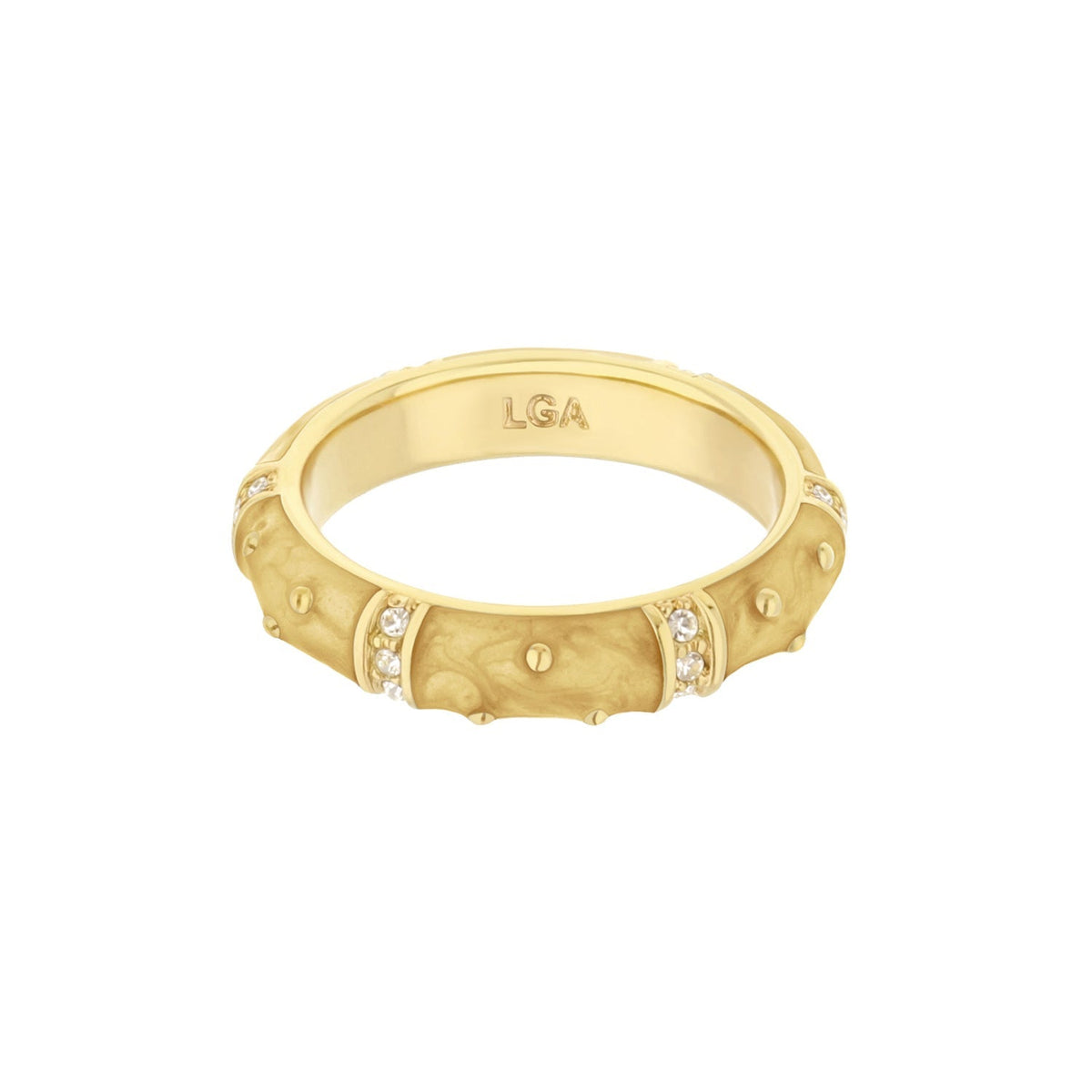 Polka Dot Stackable Ring — Crystal Station