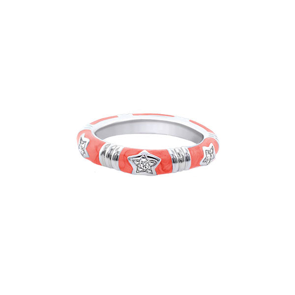 Stars Of Night Stackable Ring