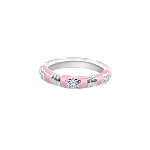 Stars Of Night Stackable Ring