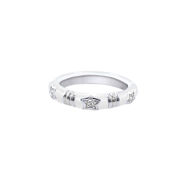 Stars Of Night Stackable Ring
